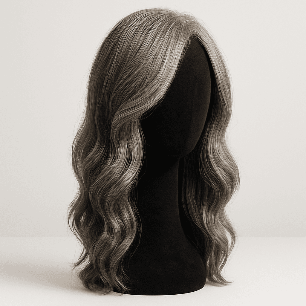 Prótese Capilar Feminina Pearl — Grisalho