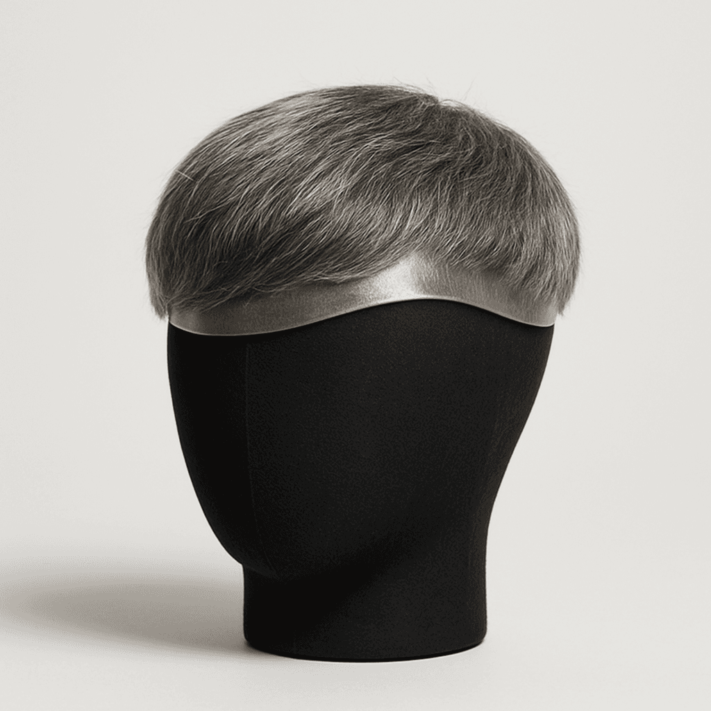 Prótese Capilar Masculina Silver — Grisalho