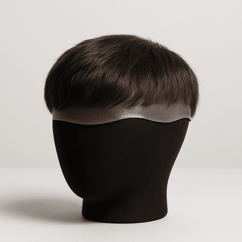 Prótese Capilar Masculina Wave — Castanho Escuro