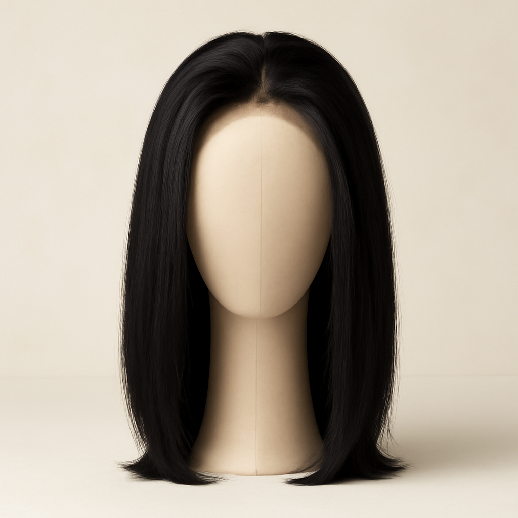 Prótese Capilar Feminina Onyx — vista frontal da prótese