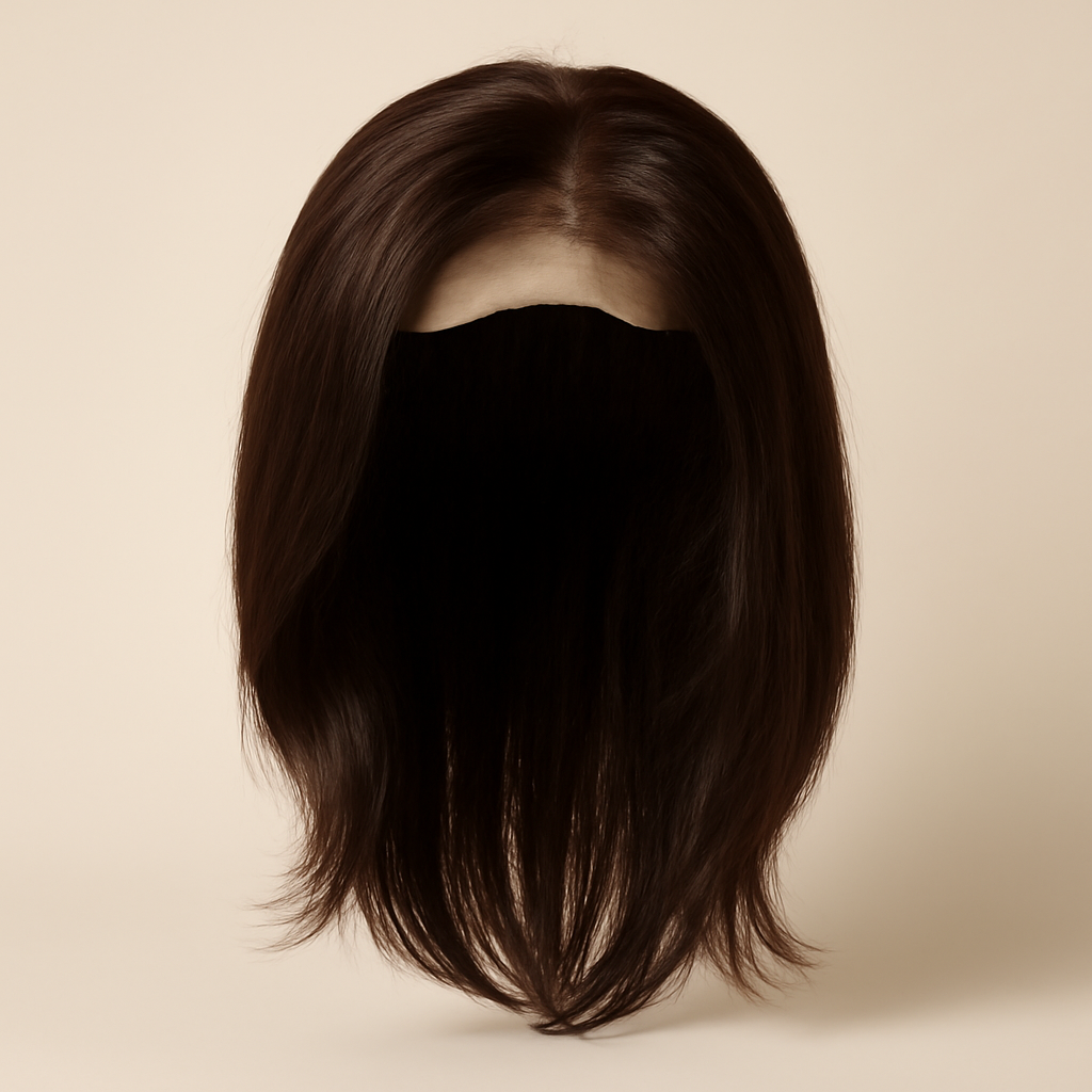 Prótese Capilar Feminina Velvet — vista frontal da prótese