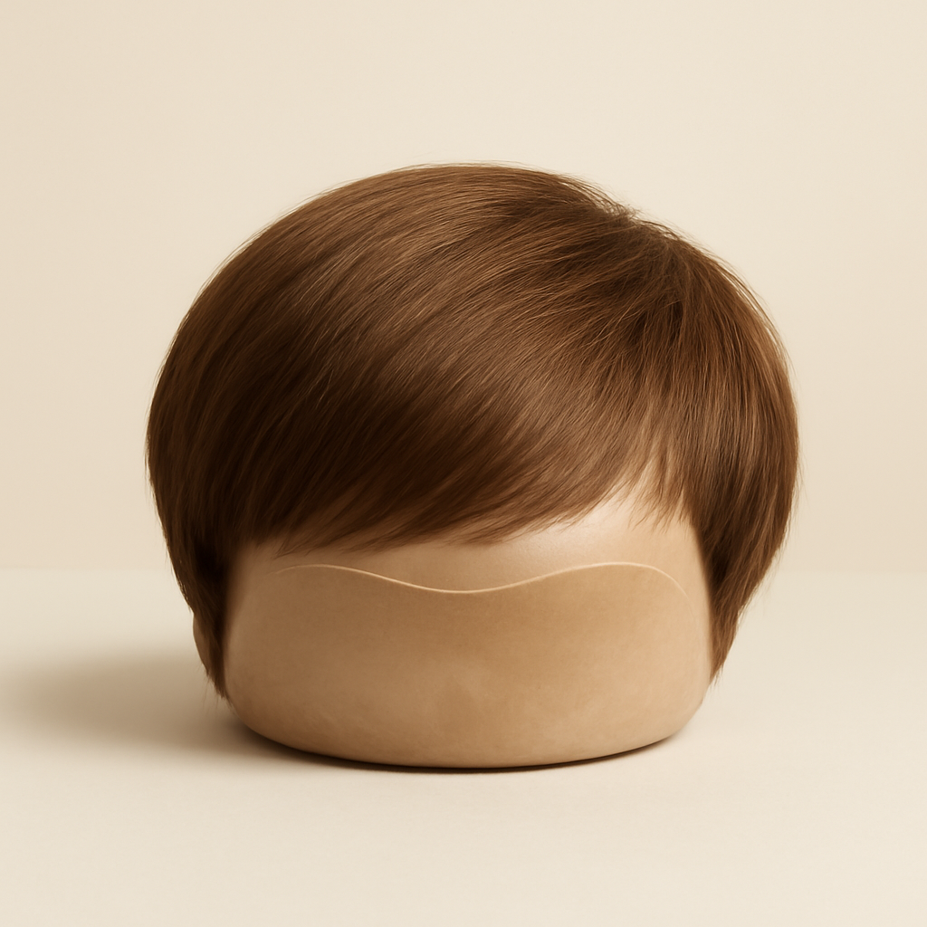Prótese Capilar Masculina Fresh — vista frontal da prótese