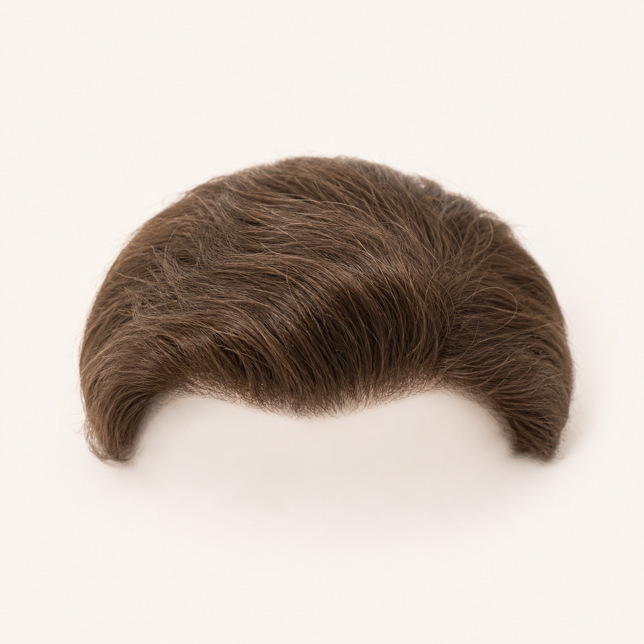 Prótese Capilar Masculina Natural — vista frontal da prótese