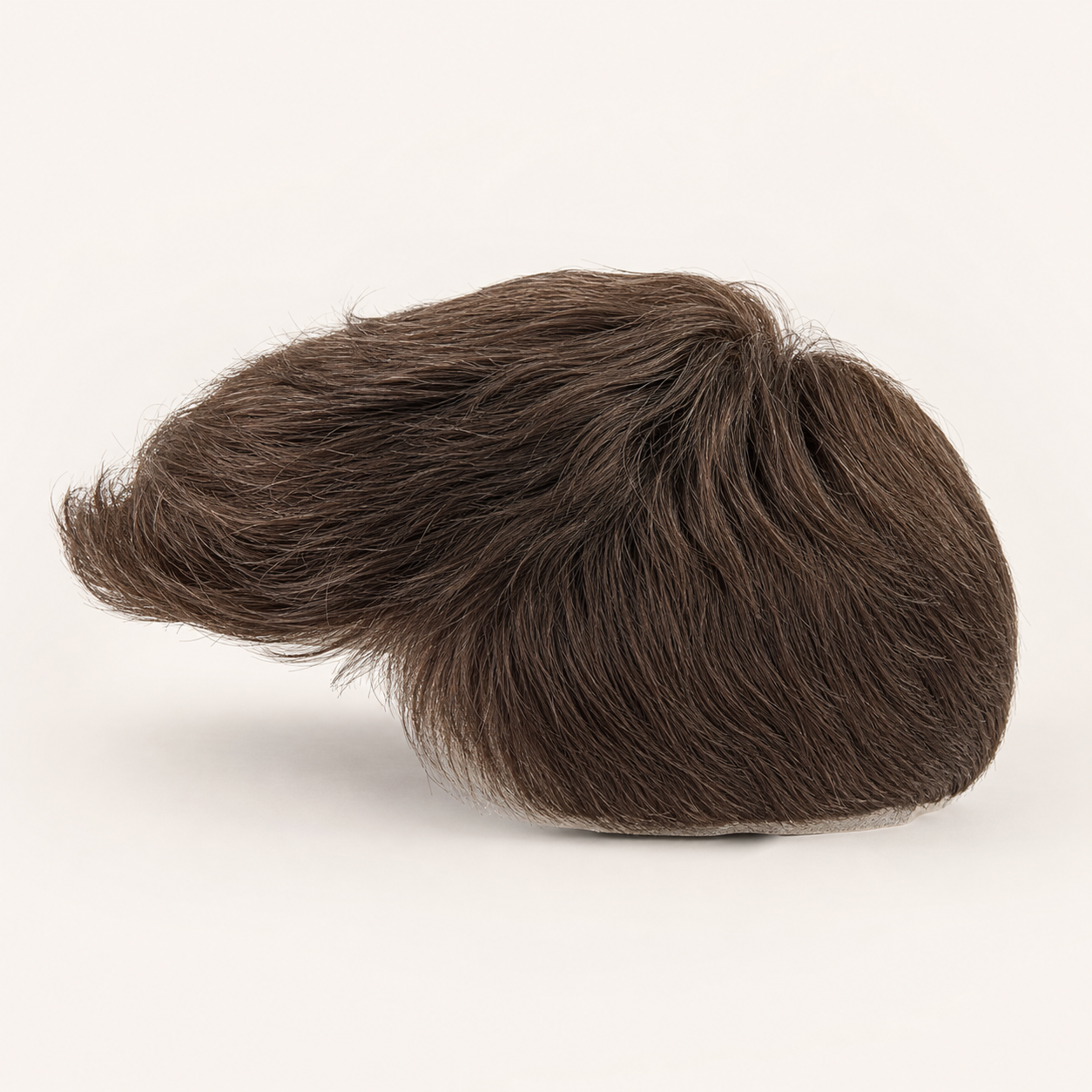 Prótese Capilar Masculina Natural — vista lateral da prótese