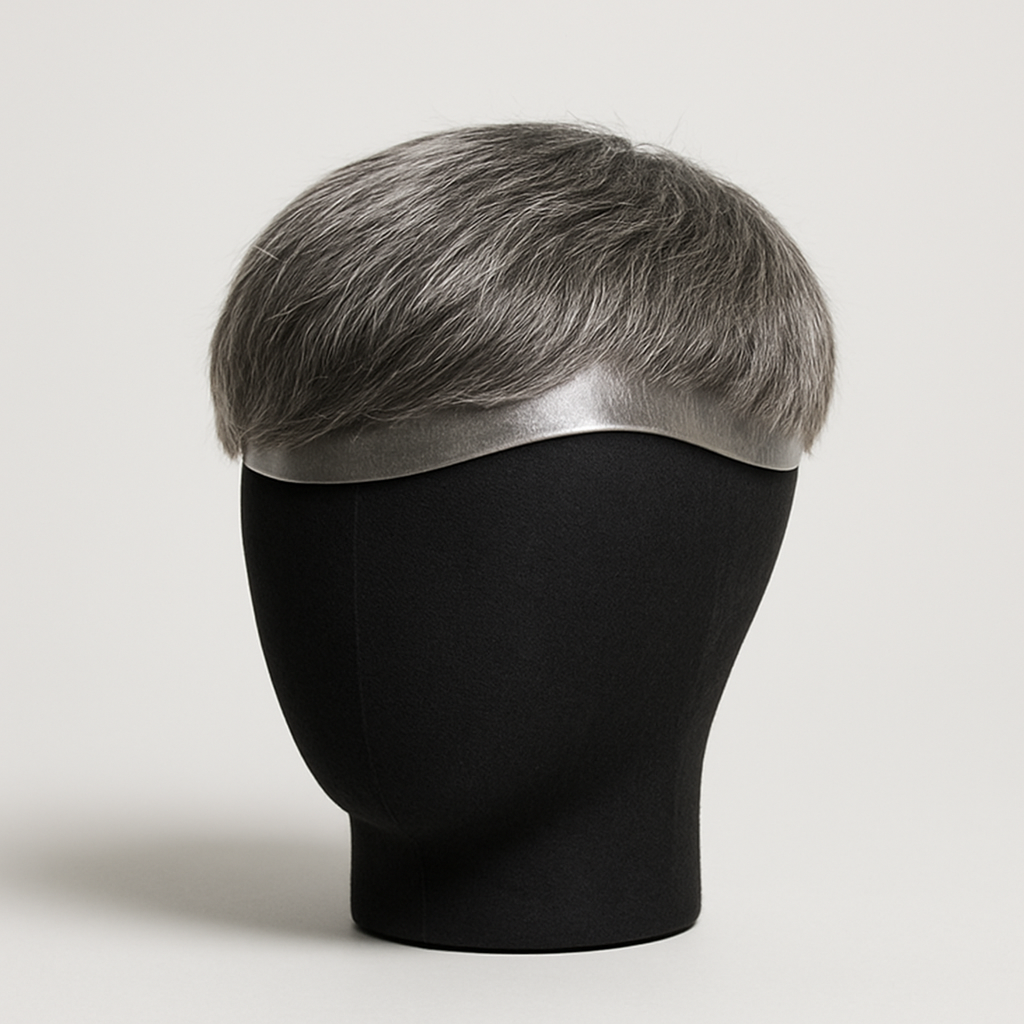 Prótese Capilar Masculina Silver — Grisalho